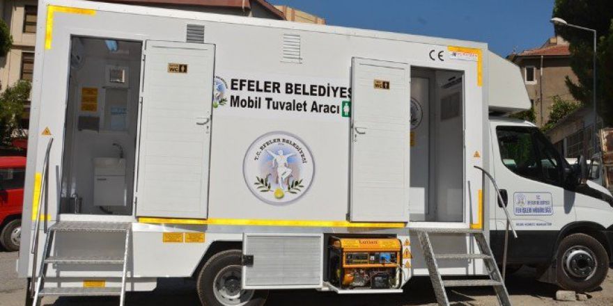 Efeler Belediyesi’nden Seyyar Tuvalet Hizmeti