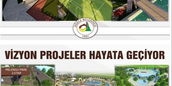 Yıldızlı Proje “Melen Su Park” Oldu