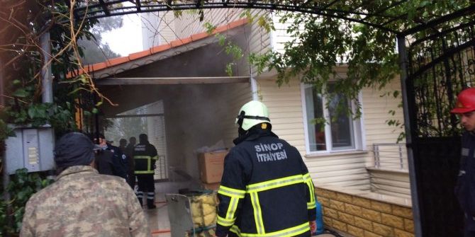 Sinop’ta Korkutan Yangın