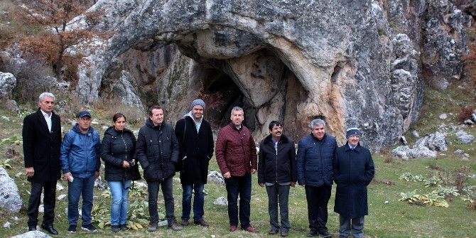 Kültür Bakanlığı Heyeti Sarıcakaya’da