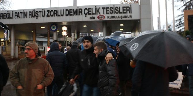 Erdemir Çalışanlarından İş Yavaşlatma Eylemi