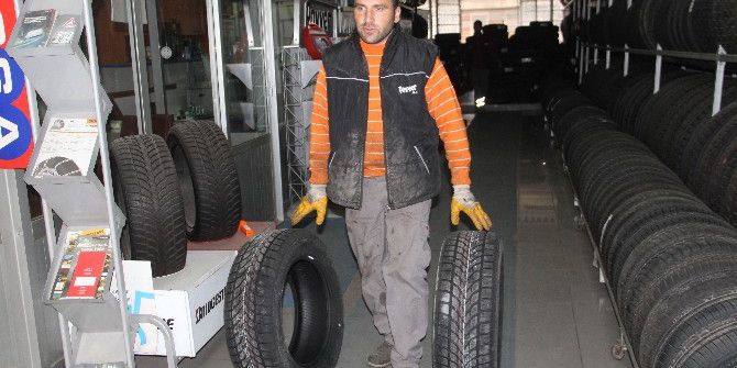 Kışlık Bakım Ve Kar Lastiği Sanayici Esnafını Sevindirdi