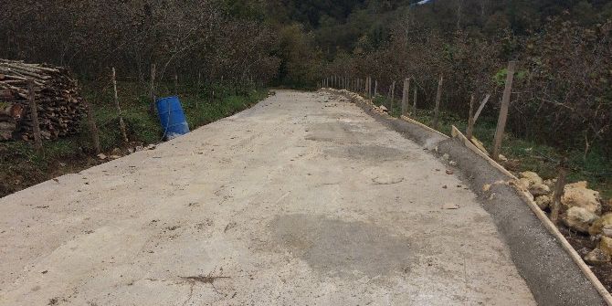 Fatsa Belediyesi’nden Kırsalda Yol Çalışması