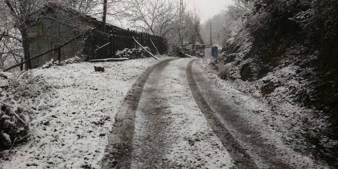 Zonguldak’a Kar Düştü
