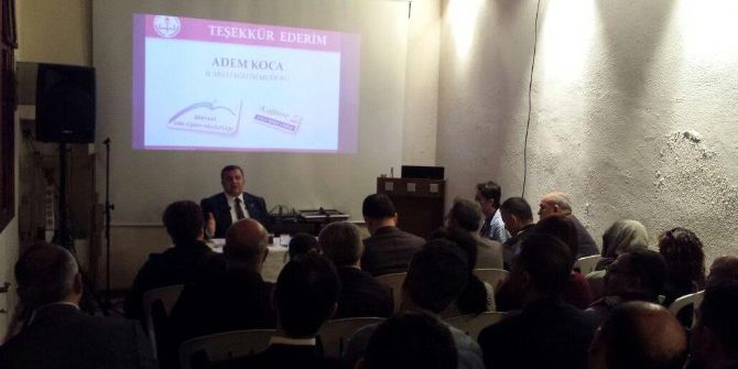 Koca, "Şehir Söyleşileri"ne Konuk Oldu