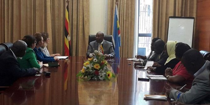 Sankon Genel Başkanı Atasoy, Uganda Başbakanı Rugunda’yı Ziyaret Etti