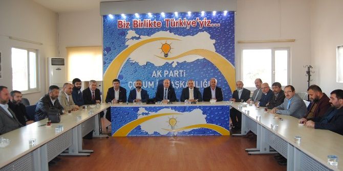 Ak Parti Çorum İl Başkanı Mehmet Karadağ;