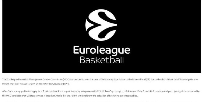 Galatasaray Transfer Yapamayacak