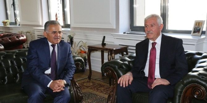 Kayseri İl Milli Eğitim Müdürü Elmalı, Melikgazi Belediyesi’ni Ziyaret Etti