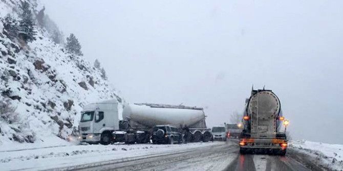 Gümüşhane’de Kar Yağışı