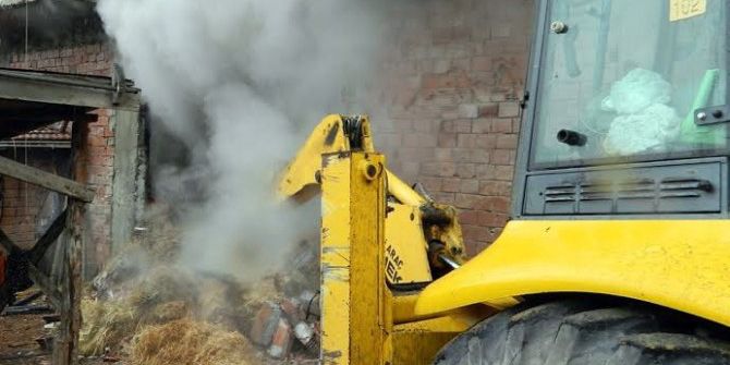 Çankırı’da Yangın