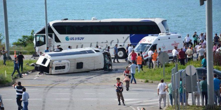 Giresun’un Görele İlçesindeki Trafik Kazasında Yaralı Sayısı 24’e Yükseldi
