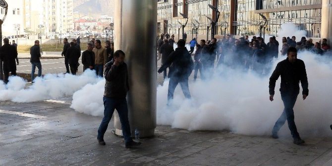 Bekir Kaya’nın Gözaltına Alınması Protesto Eden Belediye Çalışanlarına Müdahale