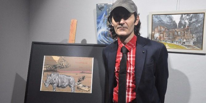 Tokmak ‘Şehirdeki Gergedan 2’ Sergisini Açtı