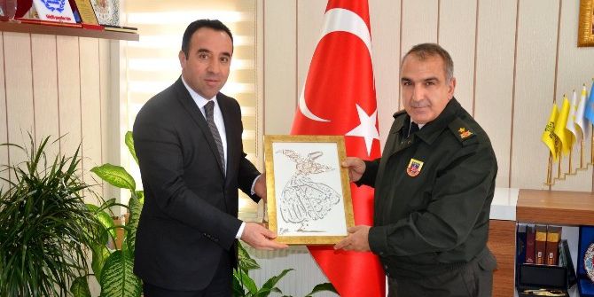 Tugay Komutanı Koç’tan İl Müdürü Yıldız’a Ziyaret