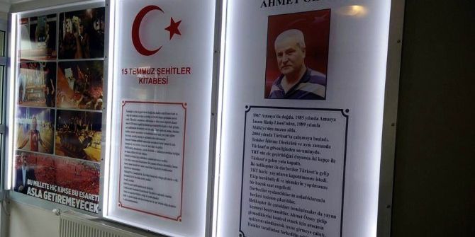 15 Temmuz Şehidine Şeref Köşesi