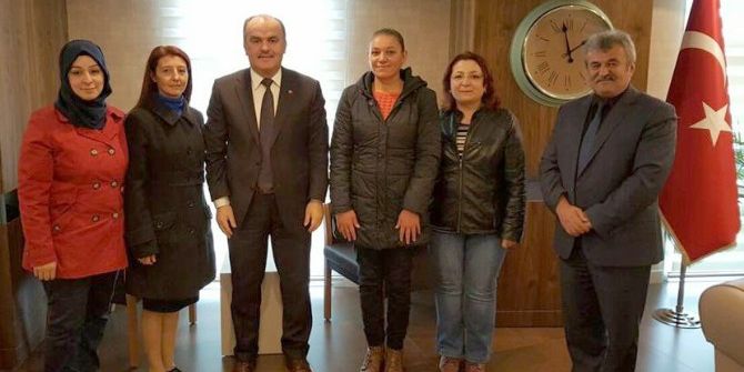 Okul Yöneticilerinden Gürlesin’e Teşekkür