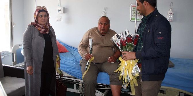 Ak Partili Biter’den Hastalara Moral Ziyareti