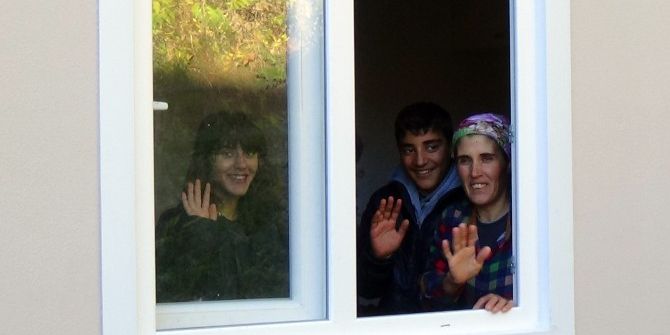 İnşaatta Yaşayan Aile Sıcak Yuvaya Kavuştu