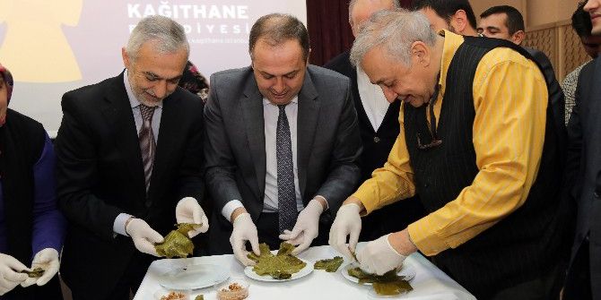 Kağıthane’de "En Çok Kadınla Yaprak Dolma Sarma” Rekoru Kırıldı