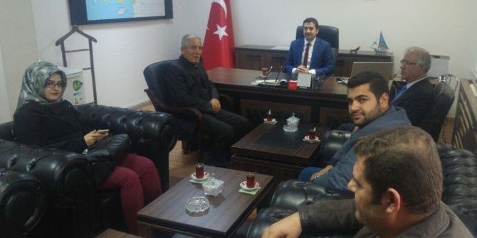 Ak Parti Heyetinden Kaymakam Evlice’ye Taziye Ziyareti