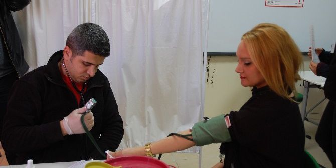 Öğrenciler Tarafından Kan Bağışı Kampanyası Düzenlendi