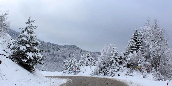 Kastamonu’nun Yüksek Kesimlerinde Kar Etkili Oldu