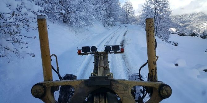 Trabzon’da Karla Mücadele Çalışmaları Başladı