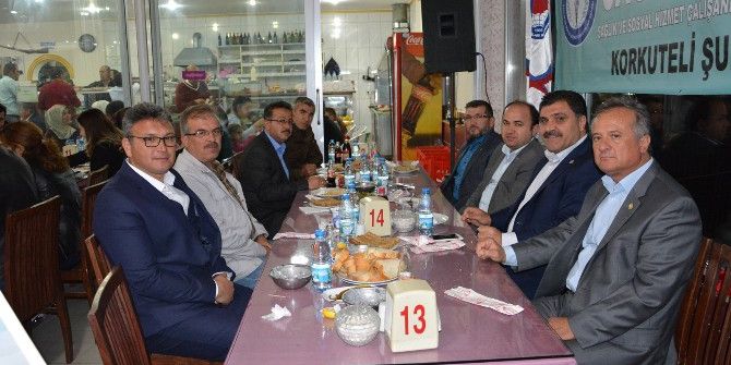 Sağlık-sen Korkuteli Temsilciliğinden Kaynaşma Yemeği