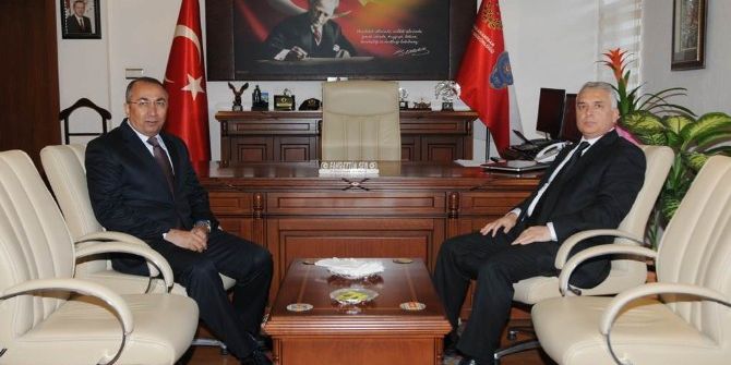 Vali Yıldırım’dan Emniyet Müdürü Şen’e Ziyaret