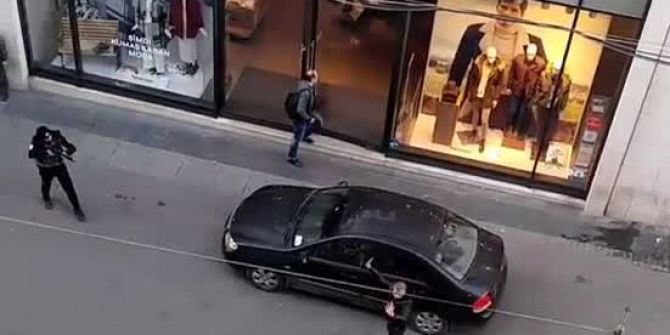 Taksim’deki Silahlı Çatışma Kamerada