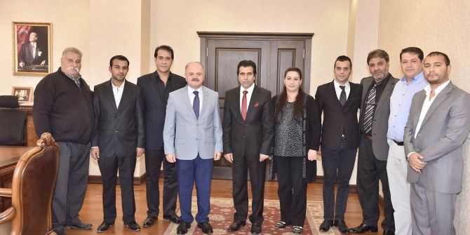 Vali Çakacak, Roman Başkanlarla Bir Araya Geldi