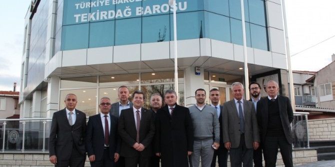 Tekirdağ Tso’dan Tekirdağ Barosu’na “Hayırlı Olsun” Ziyareti