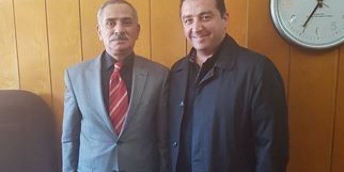 Belediye Başkanı Fatih Bakıcı, Vergi Dairesi Müdürü Kanar’ı Ziyaret Etti