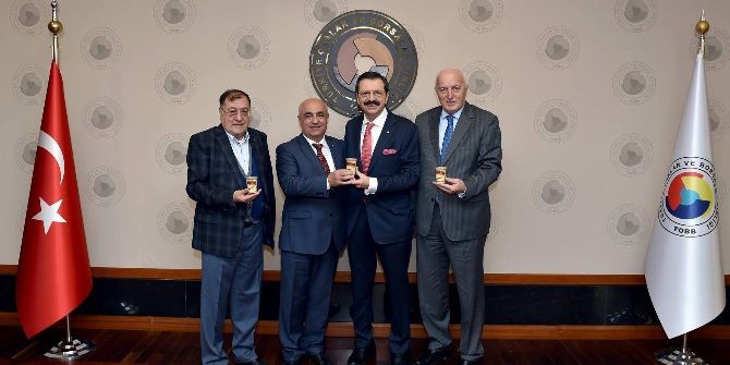 Bilecik Tso Başkanı Ateş’ten Tobb Başkanı Hisarcıklıoğlu’na Ziyaret