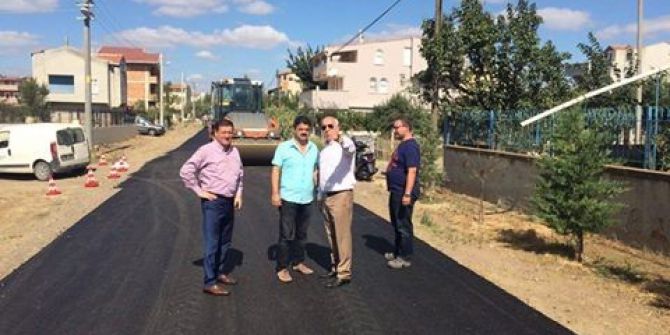 Marmaraereğlisi’nde Asfaltlama Çalışmaları