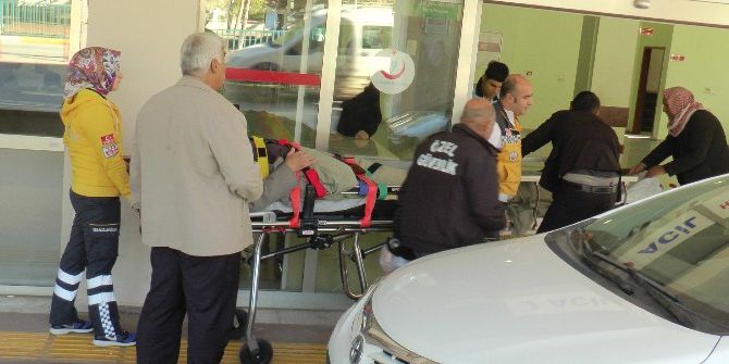 Köpeğin Saldırdığı Engelli Vatandaş Motosikletiyle Kaza Yaptı