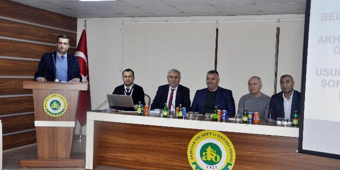 Akhisarlı Şoförler Eğitimden Geçti