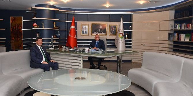 Sgk Müdüründen Başkan Keleş’e Ziyaret