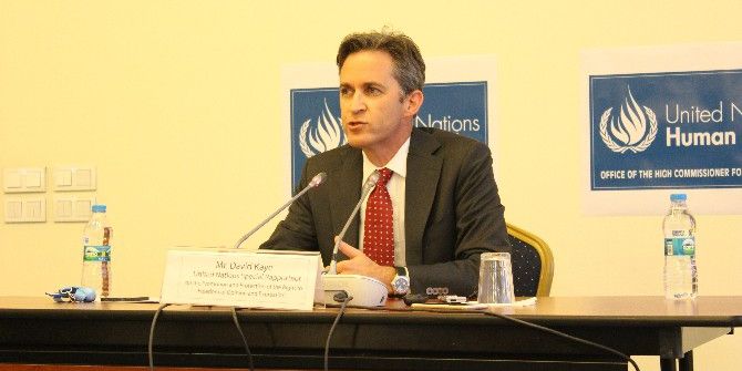 Bm Özel Raportörü David Kaye: