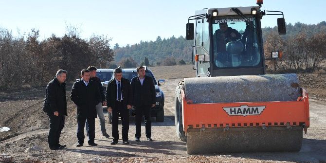 Başkan Bakıcı Yol Çalışmalarında
