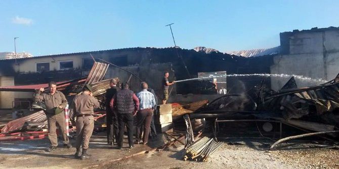 Alanya’da Korkutan Çifte Yangın