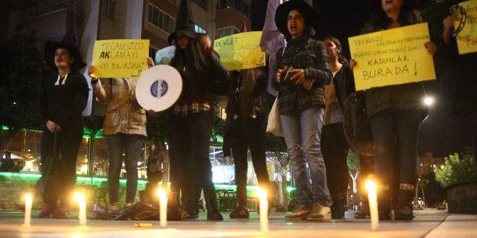 Cinsel İstismar Önergesine Cadı Şapkalı Protesto