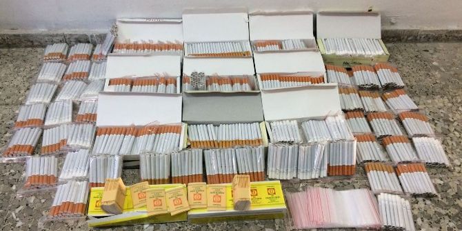 Jandarma, Kaçak Tütün Ve Tütün Malzemeleri Ele Geçirdi