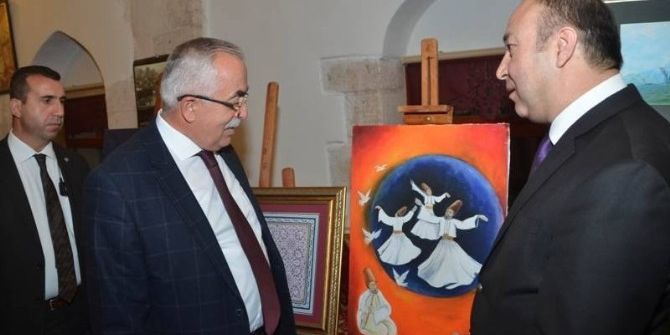 Sümbül Baba Zaviyesi’nde Resim Sergisi Açıldı