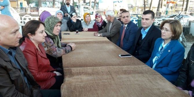 Aydın Mhp Yurtlarından Sürgün Edilen Ahıska Türklerini Ziyaret Etti