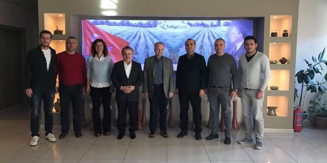 Vali Ceylan Ve Sarıkoca’dan Trakya Tarım’a Ziyaret