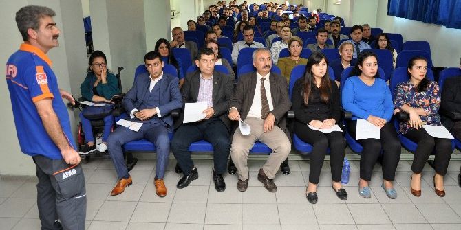 Adana Adliyesi Personeline "Afet Bilinci" Eğitimi