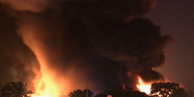 İzmir’de Büyük Fabrika Yangını