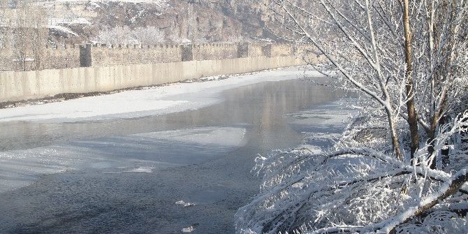 Ardahan’da Bütün Hayat Buz Tuttu
